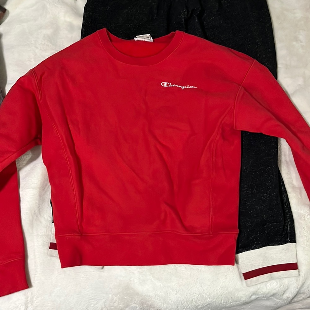 Red Champion Sweater